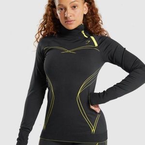 Gymshark - mock neck compression long sleeve